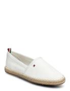 Basic Tommy Flat Espadrille Sandaletter Expadrilles Låga White Tommy H...