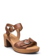 Gabor Ankle-Strap Sandal Brun