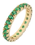 Elipse Ring Gold/Green Xs/50 Ring Smycken Gold Mockberg