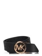 32Mm Reversible Saffiano Belt Bälte Black Michael Kors Accessories