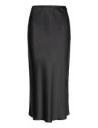 Cc Heart Skyler Mid-Length Skirt Knälång Kjol Black Coster Copenhagen