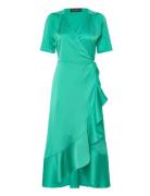 Slkarven Dress Knälång Klänning Green Soaked In Luxury