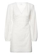 Vimalina L/S Short Dress/Ka Kort Klänning White Vila