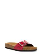 Women Slides Platta Sandaler Red Tamaris