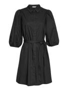 Mschcedrica Abiella 3/4 Shirt Dress Kort Klänning Black MSCH Copenhage...