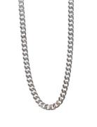 Ix Chunky Curb Chain Silver Accessories Jewellery Necklaces Chain Neck...