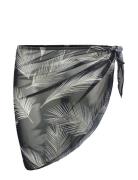 Pcamy Short Swim Mesh Sarong Sww Beach Wear Black Pieces