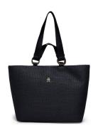 Th City Mono Tote Shopper Väska Black Tommy Hilfiger