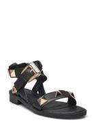 Sandal Platta Sandaler Black Sofie Schnoor