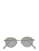 Aviator Frame Sunglasses Solglasögon Silver Mango