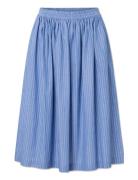 Olga Skirt Knälång Kjol Blue STUDIO FEDER