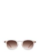 Todd Champagne Gradual Brown Solglasögon White Corlin Eyewear