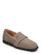 Stb-Erika Saddle Loafer Loafers Låga Skor Beige Shoe The Bear