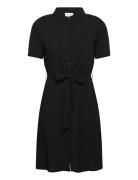 Vipaya S/S Shirt Dress/Su - Noos Kort Klänning Black Vila