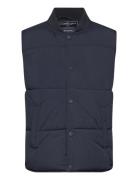 Quilted Vest Fodrad Väst Navy Tom Tailor