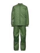 Basic Thermal Set -Solid Outerwear Thermo Outerwear Thermo Sets Green ...