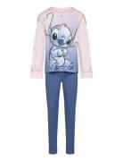 Pyjama Pyjamas Set Pink Lilo & Stitch