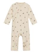 Jumpsuit Långärmad Bodysuit White Sofie Schnoor Baby And Kids