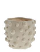 Doelle Flower Pot Home Decoration Flower Pots Cream Lene Bjerre