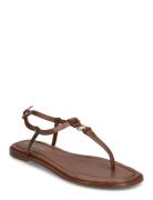 Jessica Sandal Platta Sandaler Brown Coach