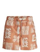 Jpstfiji Jjswim Oceanday Ss24 Ly Badshorts Orange Jack & J S