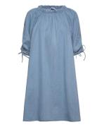Msfelicia Short Dress Kort Klänning Blue Minus