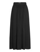 Msmagda Maxi Skirt Lång Kjol Black Minus