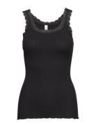 Sc-Sarona Tops T-shirts & Tops Sleeveless Black Soyaconcept