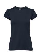 Craft Adv Essence Ss Slim Tee W Marinblå