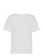 Beeja Tops T-shirts & Tops Short-sleeved White MbyM