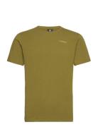 Slim Base R T S\S Tops T-shirts Short-sleeved Khaki Green G-Star RAW