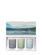 Skandinavisk Explore Mini Candle Giftset 65G X 3 Nude