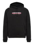 Oh Hoodie Tops Sweat-shirts & Hoodies Hoodies Black Tommy Hilfiger