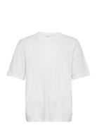 Mid Sleeve Tee Tops T-shirts Short-sleeved White Resteröds
