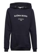 Borg Logo Hoodie Tops Sweat-shirts & Hoodies Hoodies Navy Björn Borg