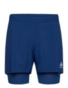 Odlo 2-In-1 Short Zeroweight 5 Inch Sport Shorts Sport Shorts Blue Odl...