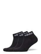 T Lin Ankle 3P Lingerie Socks Footies-ankle Socks Black Adidas Perform...