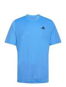 Club Tee Sport T-shirts Short-sleeved Blue Adidas Performance