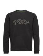 Salbo Iconic Sport T-shirts Long-sleeved Black BOSS