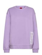 Deroxane Tops Sweat-shirts & Hoodies Sweat-shirts Purple HUGO