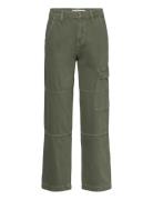 Pocket Cargo Jeans Bottoms Trousers Cargo Pants Khaki Green Mango
