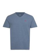 Original Hm Vneck Indigo Wash Tops T-shirts Short-sleeved Blue LEVI´S ...