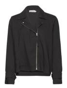 Kiko Linen Jacket Outerwear Jackets Light-summer Jacket Black Ahlvar G...