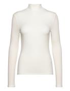 Srfenja Rollneck Top Tops T-shirts & Tops Long-sleeved White Soft Rebe...