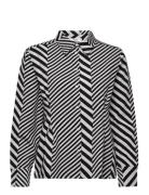 Mix Stripe Nollie Shirt Tops Shirts Long-sleeved Black Mads Nørgaard