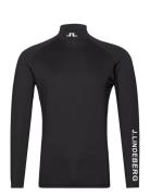 Aello Soft Compression Sport T-shirts Long-sleeved Black J. Lindeberg