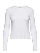 Christina-M Tops T-shirts & Tops Long-sleeved White MbyM