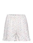 Pcmille Hw Frill Shorts Bottoms Shorts Casual Shorts White Pieces