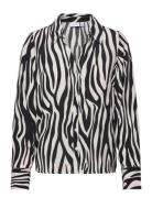 Vifini Button L/S Shirt/Su Tops Shirts Long-sleeved Black Vila