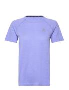 Odlo Odlo Essential Seamless T-Shirt Crew Neck S/S Lila